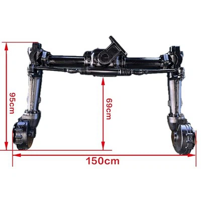 बूम स्प्रेयर उठा हुआ चेसिस